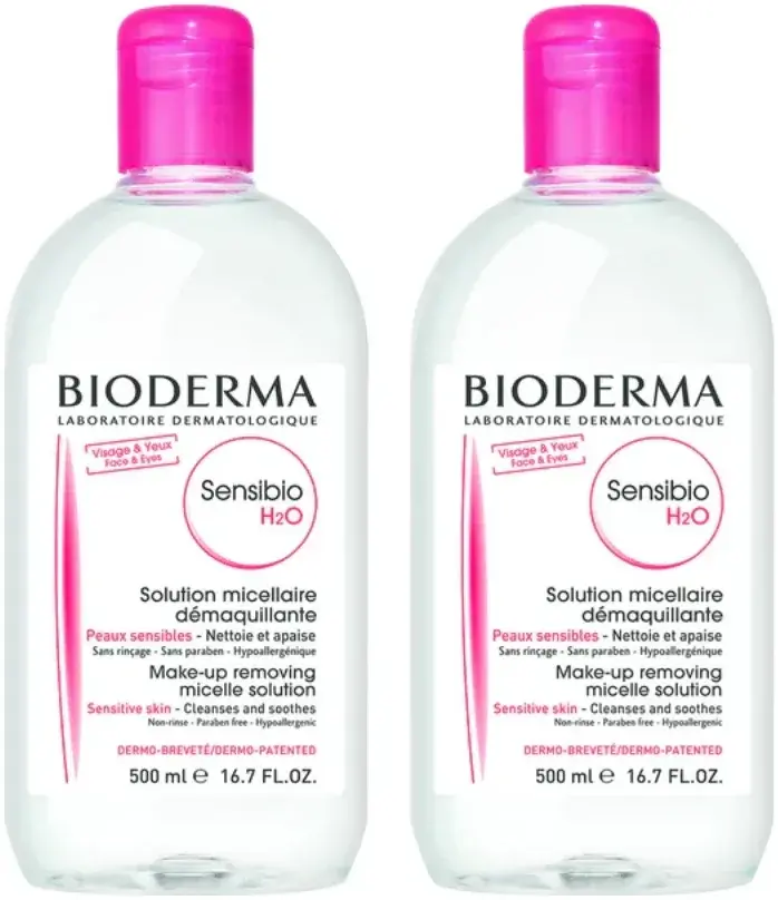 Bioderma Sensibio H2O Gentle Micellar Cleansing Water 500mL pack