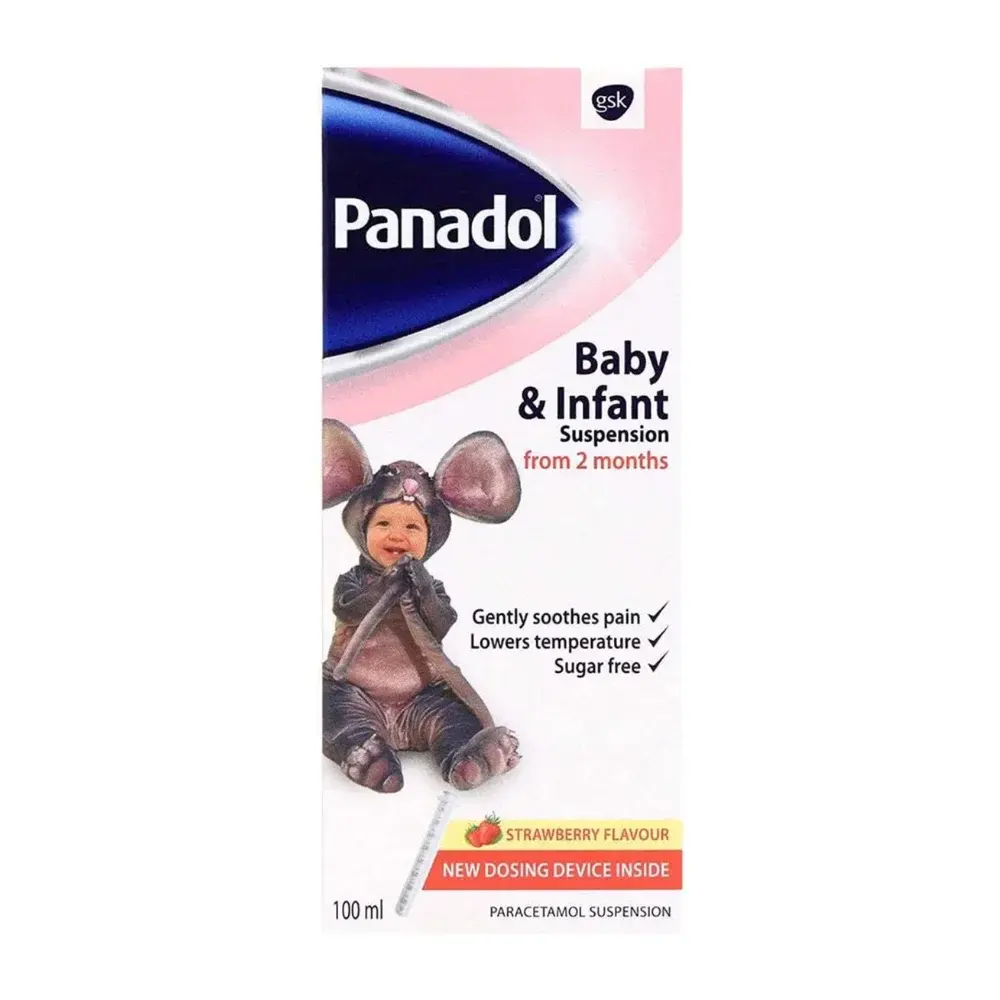 Panadol Baby & Infant Suspension 100 mL pack