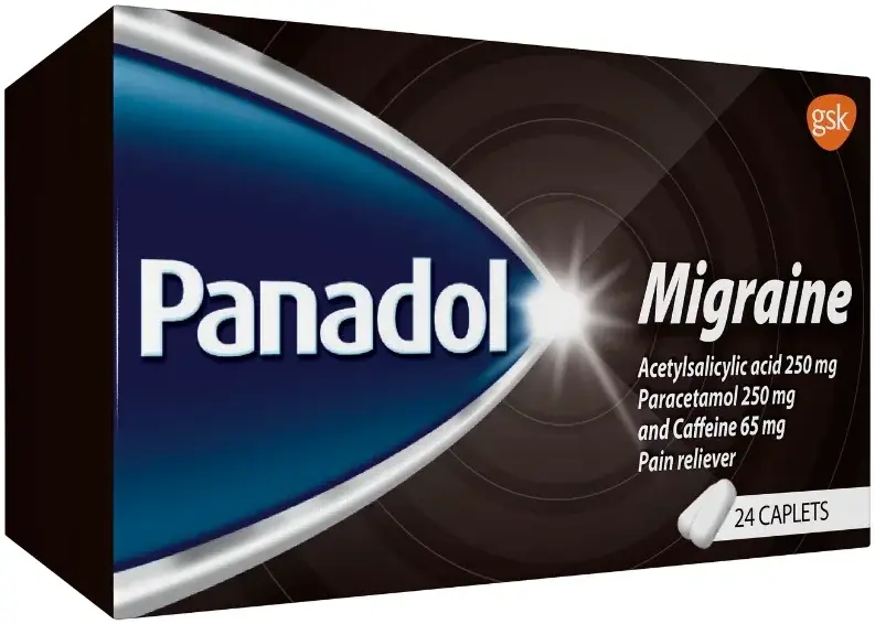Panadol Migraine 24 caplets pack