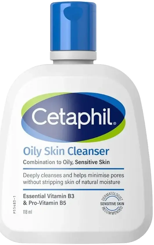Cetaphil Oily Skin Gentle Foaming Facial Cleanser 118mL pack