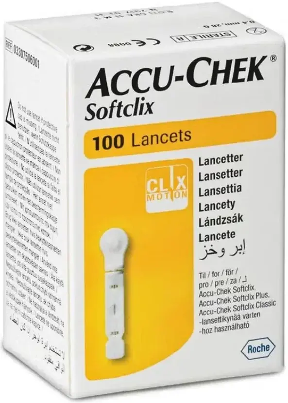 Accu-Chek Softclix Lancets for Blood Glucose Testing 100s pack