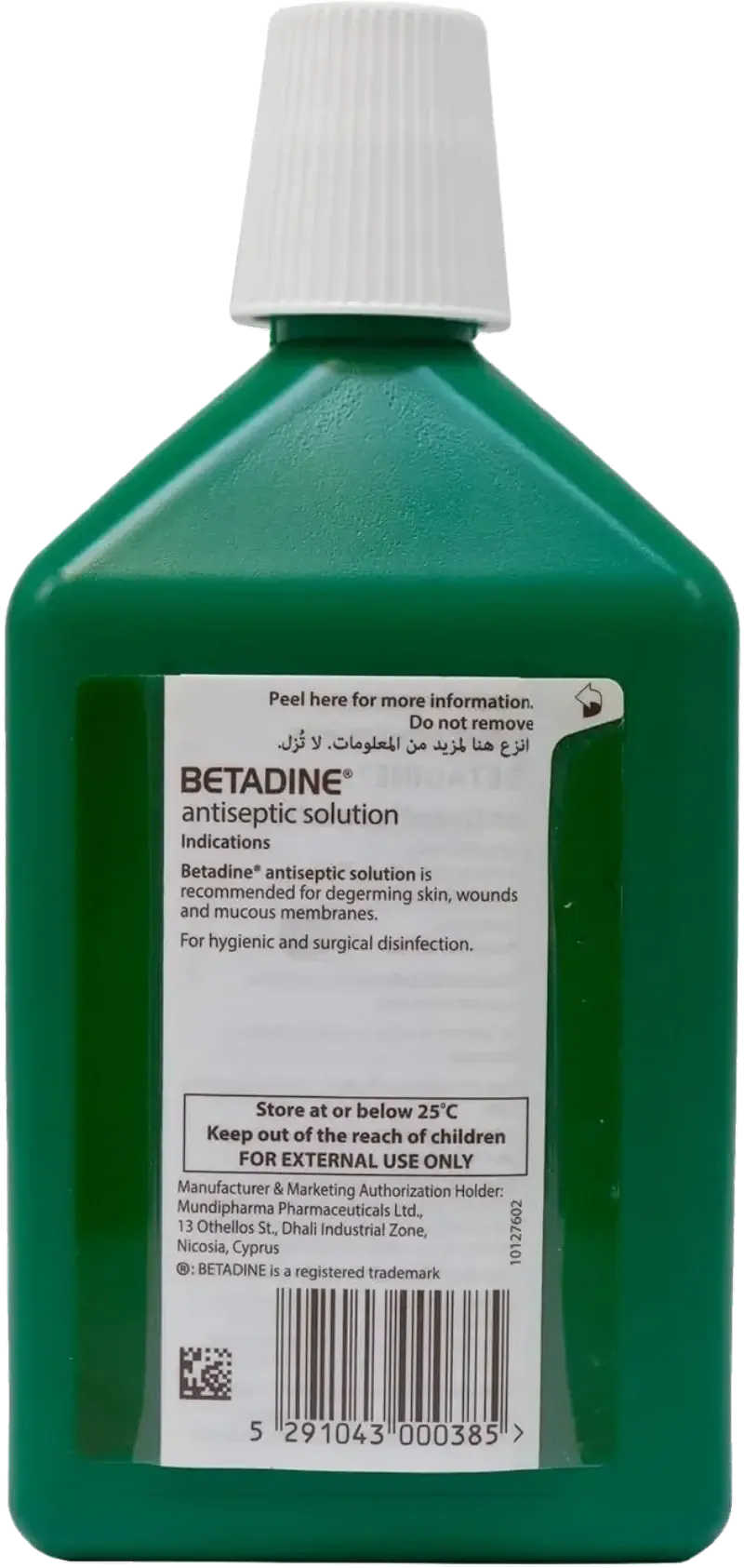 Betadine Povidone-Iodine Antiseptic Wound Cleansing Solution 500ml