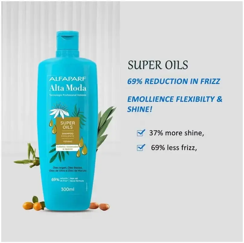 Alta Moda Super Oils Emollient Shampoo for Dry & Dull Hair 300mL