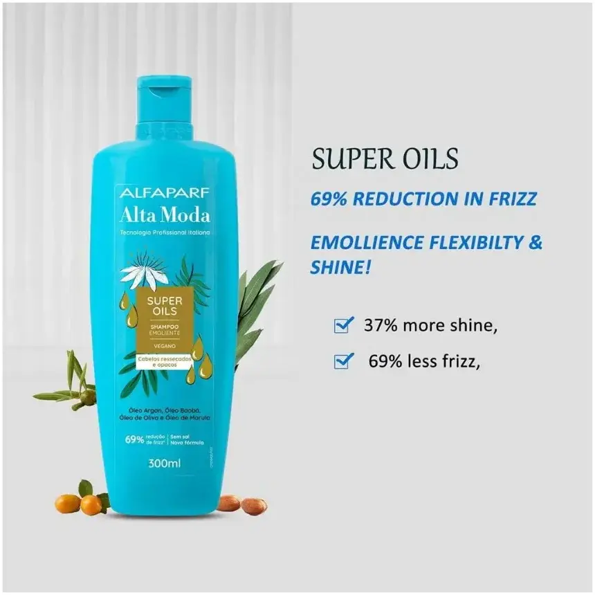 Alta Moda Super Oils Emollient Shampoo for Dry & Dull Hair 300mL