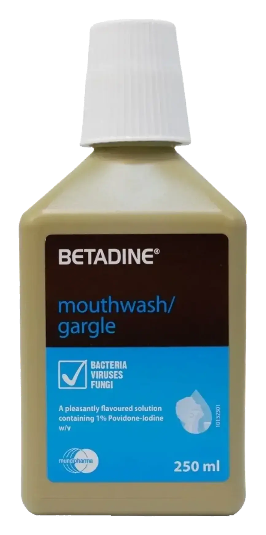 Betadine Povidone-Iodine Antiseptic Gargle & Mouthwash 250ml