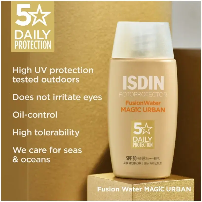 Isdin Fotoprotector Fusion Water Urban SPF30 Sunscreen 50mL