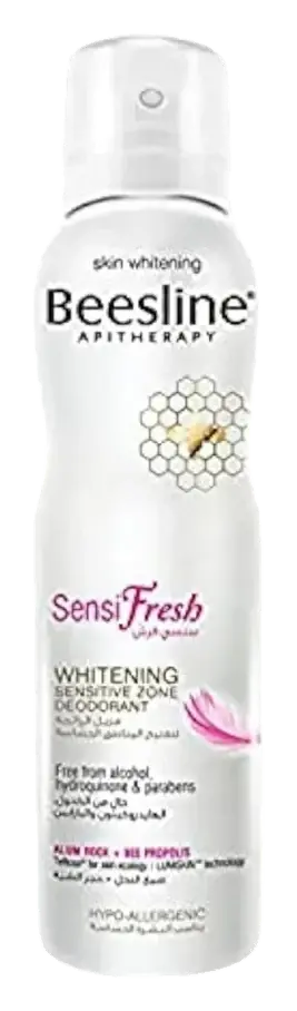 Beesline Whitening Sensifresh Deodorant Spray 150mL pack