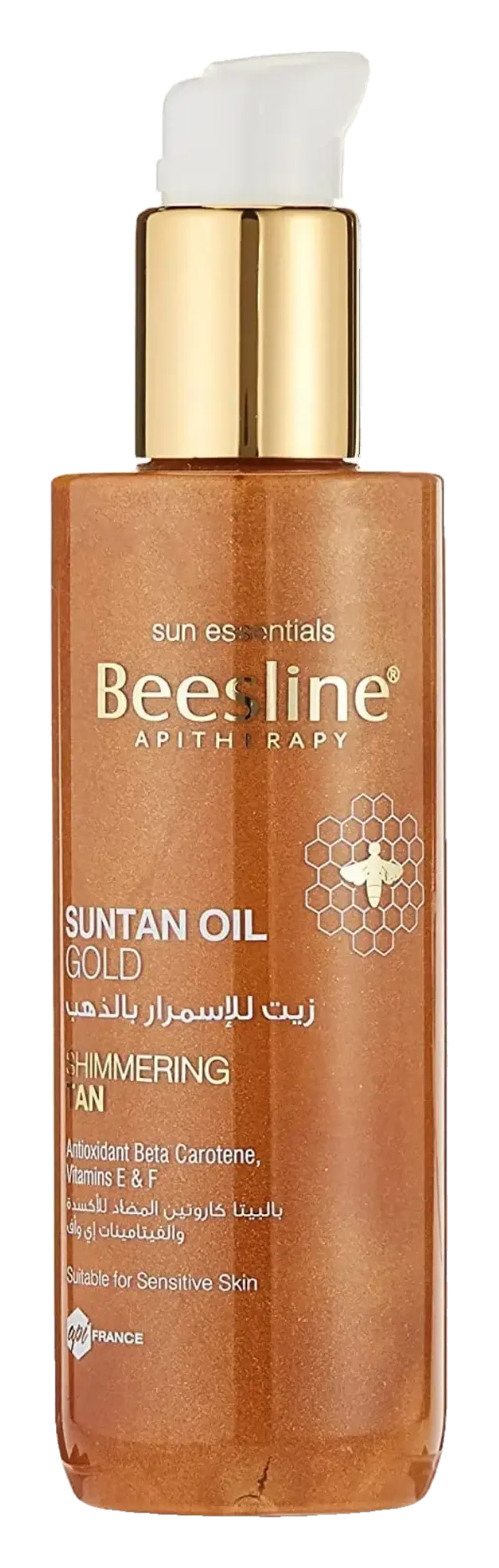 Beesline Gold Sun Tan Oil Deep Tanning Body Oil 200ml pack
