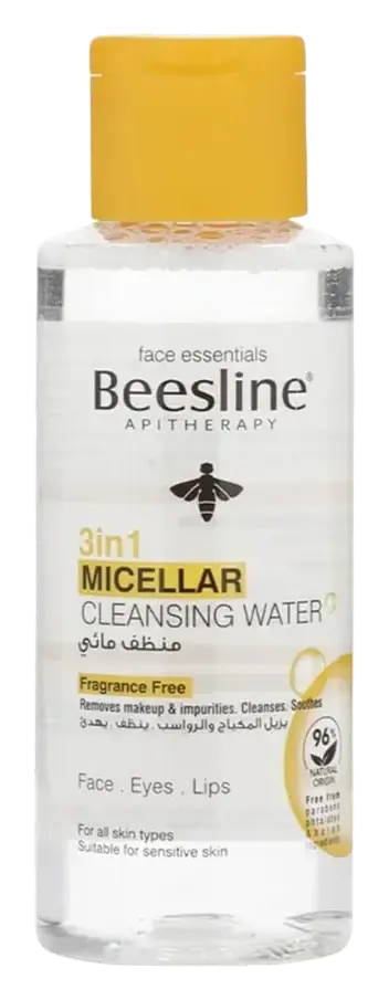 Beesline 3 In 1 Micellar Cleansing Water Fragrance Free 100mL pack