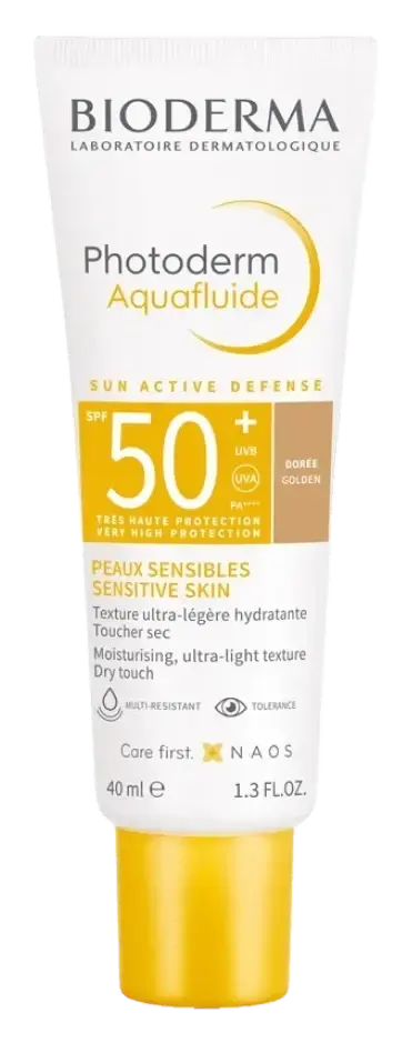 Bioderma Photoderm Max SPF50+ Aqua Fluid Dark Tinted Sunscreen 40ml pack