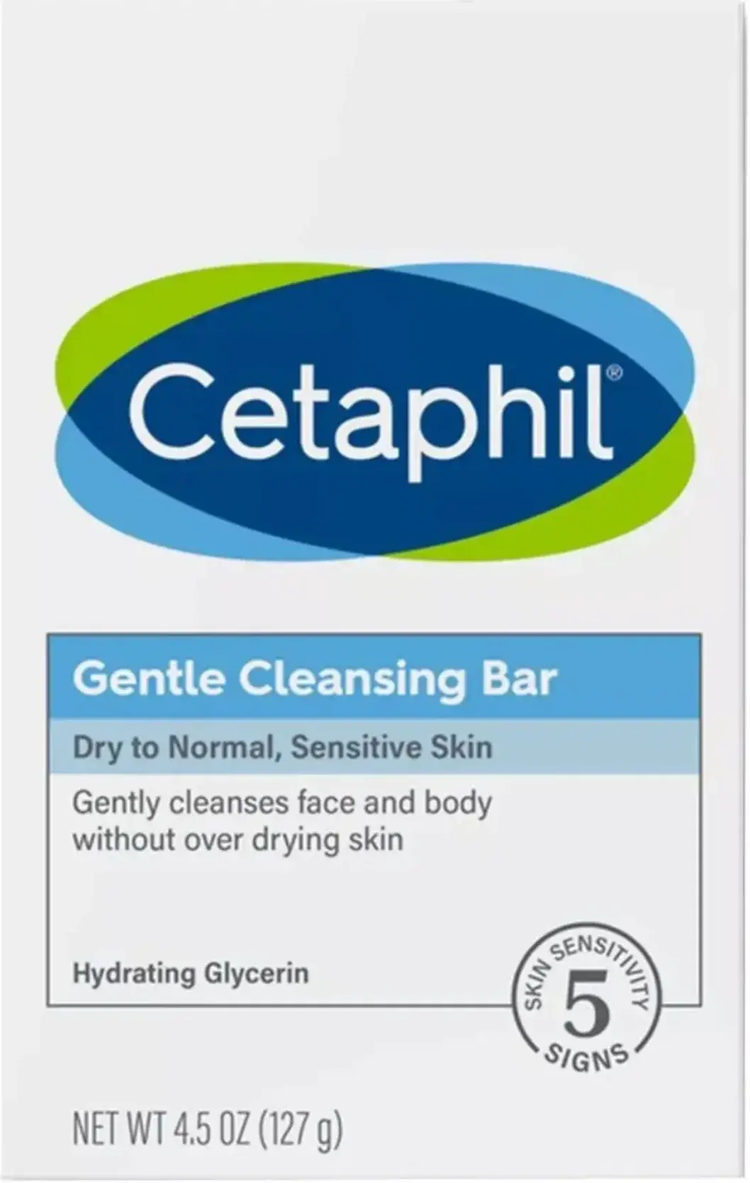 Cetaphil Gentle Cleansing Bar for Sensitive & Dry Skin 127g pack