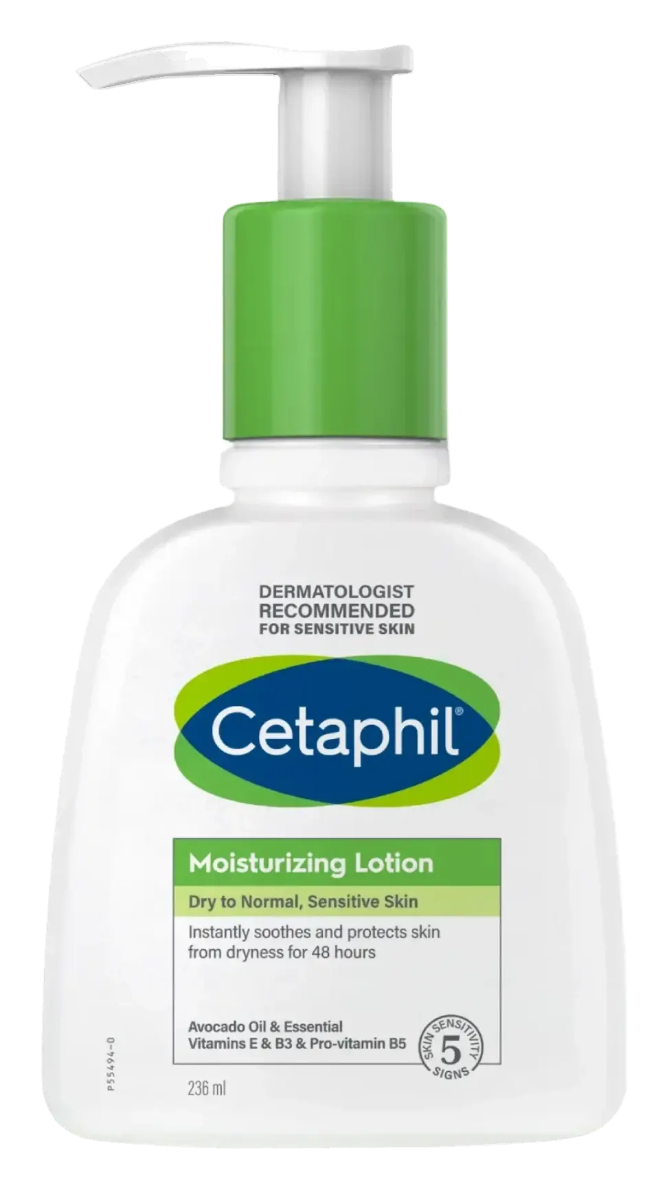 Cetaphil Daily Moisturising Lotion for Dry Sensitive Skin with Pump 236ml pack
