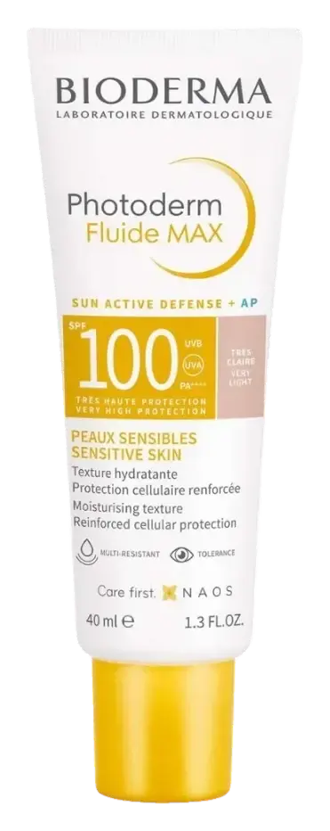 Bioderma Photoderm Max Fluid Very Light Tint SPF100 40mL pack