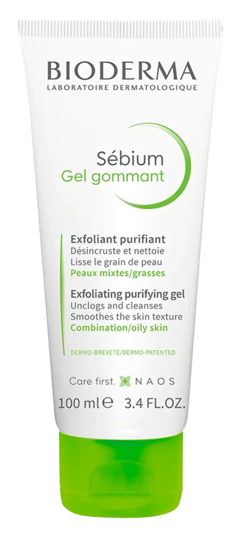 Bioderma Sebium Exfoliating Purifying Gel for Oily Acne-Prone Skin 100ml pack