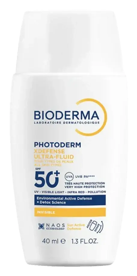 Bioderma Photoderm Xdefense Ultra-Fluide SPF50+ Invisible 40mL pack