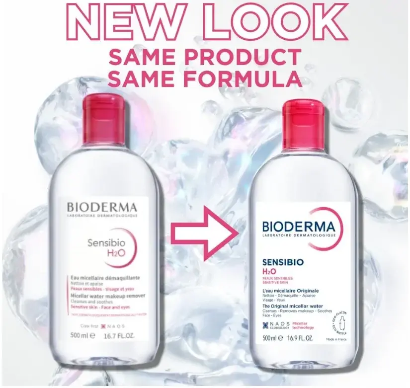Sensibio H2O new look, same product, same formula