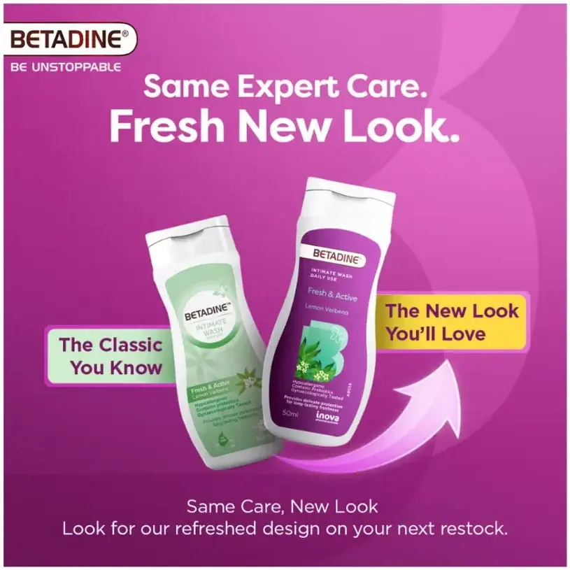 Betadine Fresh & Active Intimate Wash 250mL