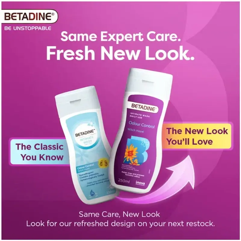 Betadine Intimate Wash Odour Control 250mL