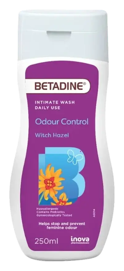 Betadine Intimate Wash Odour Control 250mL pack