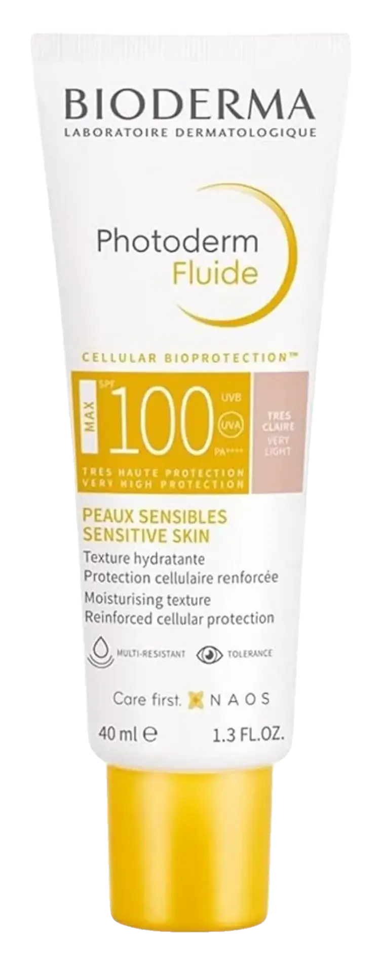 Bioderma Photoderm Max SPF50+ Aqua Fluid Light Tinted Sunscreen 40ml pack