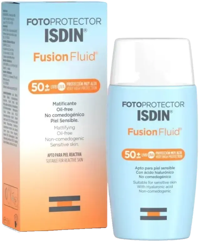 Isdin Foto Protector Fusion Fluid Spf50+ Matte For Sensitive Skin 50mL pack