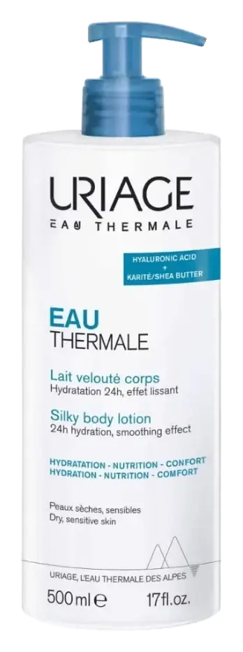 Uriage Eau Thermale Silky Body Lotion For Dry & Sensitive Skin 500mL pack