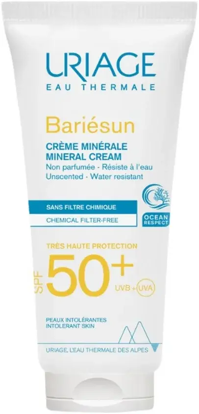 Uriage Bariesun Spf50+ Mineral Cream 100mL pack