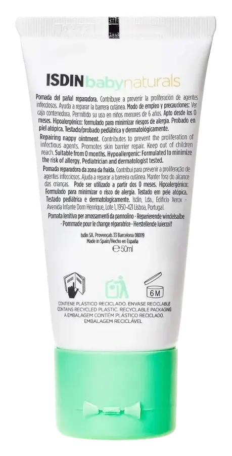 Isdin Baby Naturals Nappy Ointment 50mL