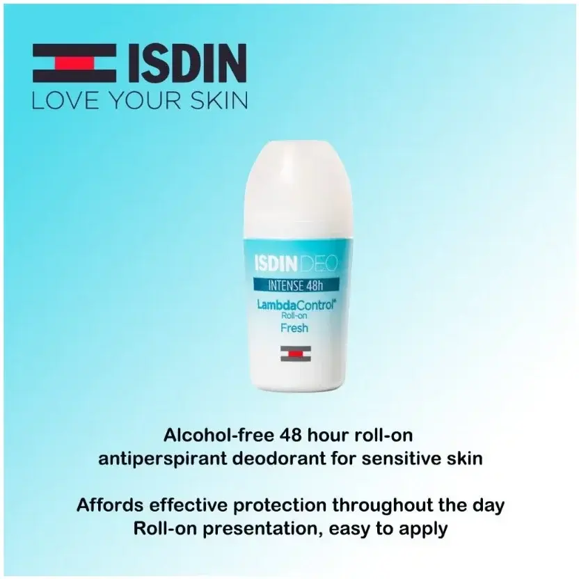 Isdin Deo Lambda Control Intense 48 Hour Fresh Roll On 50mL