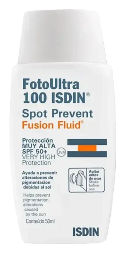 Isdin FotoUltra 100 Spot Prevent SPF 50+ Fusion Fluid Sunscreen 50mL