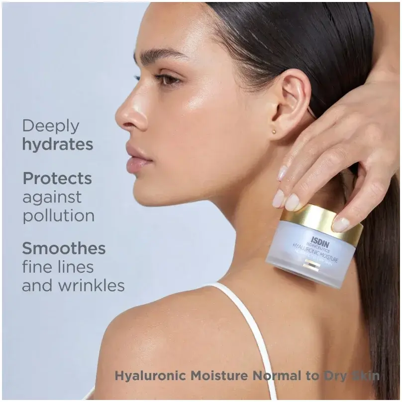 Isdin Ceutics Hyaluronic Moisturizer For Normal To Dry Skin 50G