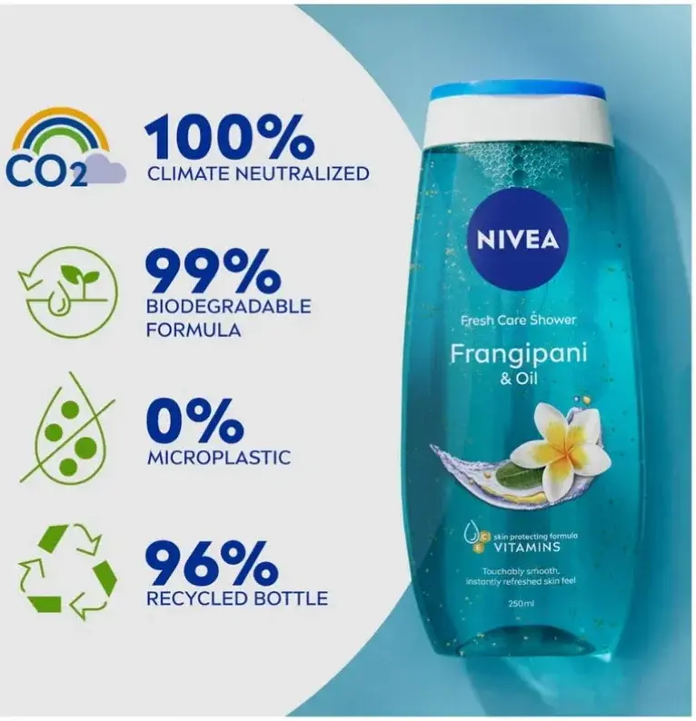 Nivea Frangipani & Oil Shower Gel 250mL