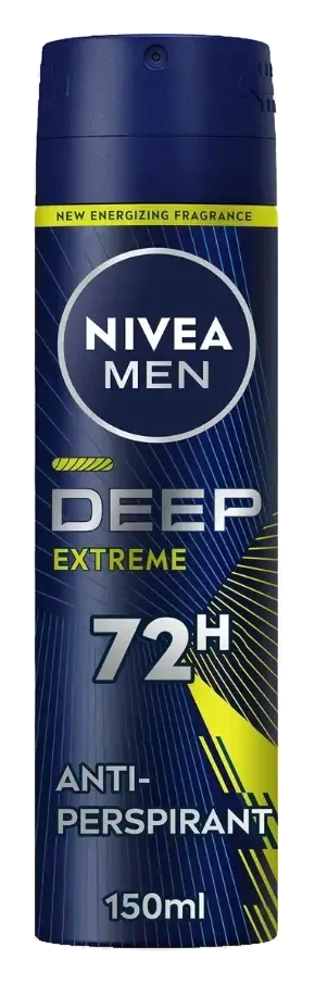 Nivea Nv238 Deodorant Spray Deep Extreme 150mL pack
