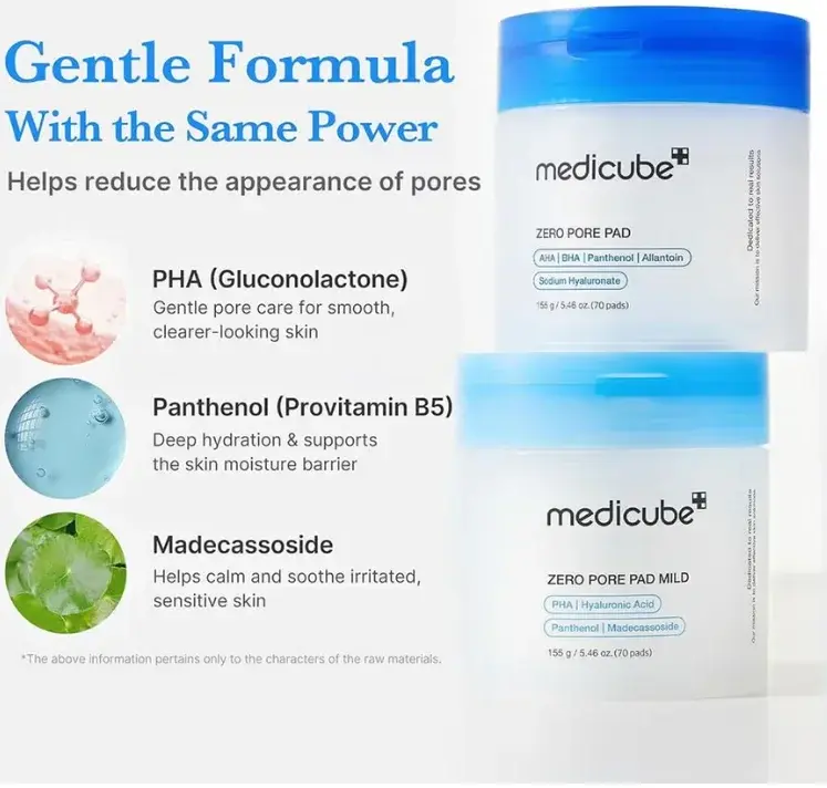 Medicube Zero Pore Pad Mild 155g