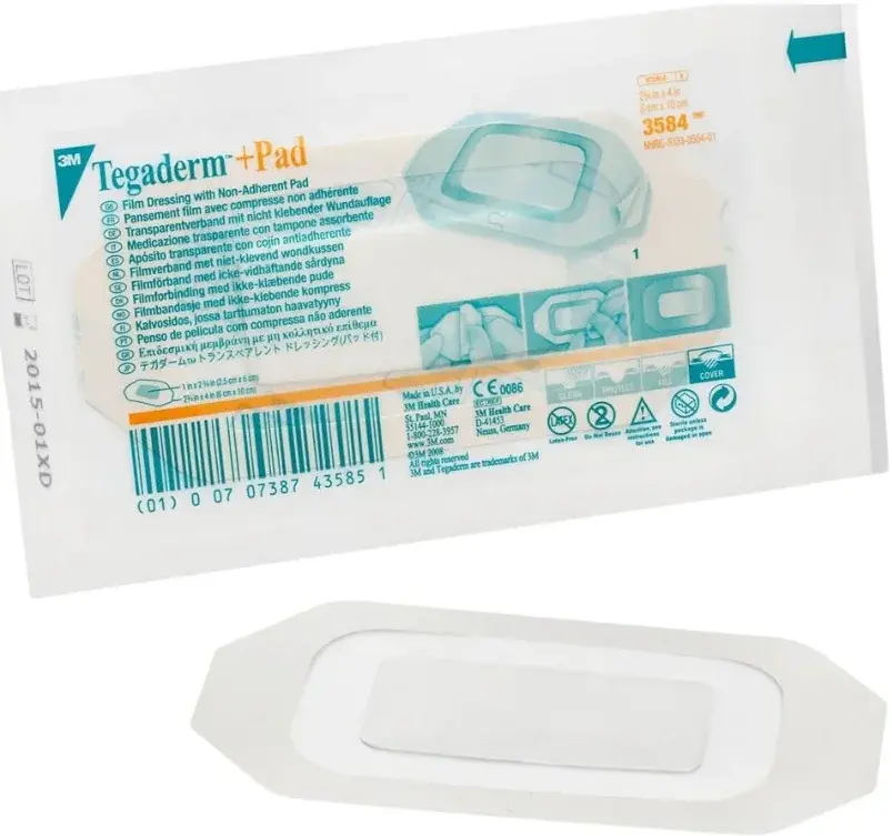 3M Tegaderm Plus Pad 6x10cm 3584 1s pack