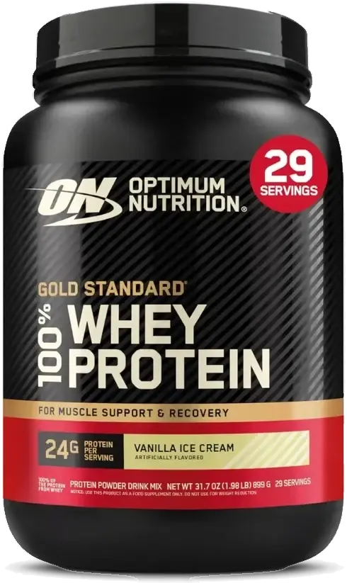 Optimum Nutrition 100% Whey Gold Standard Vanilla Ice Cream 2lb pack