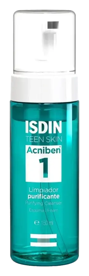Isdin Teen Skin Acniben Purifying Cleanser 150mL pack