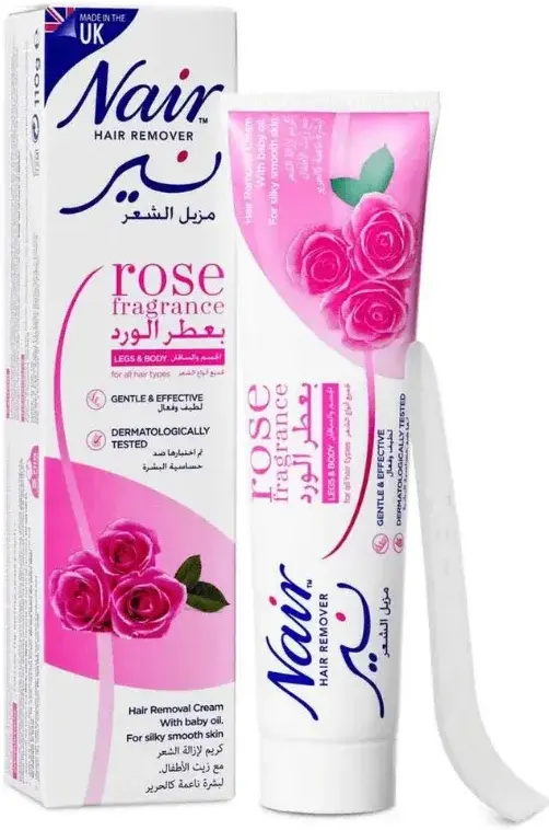 Nair Hair Removal Cream Rose 110mL pack