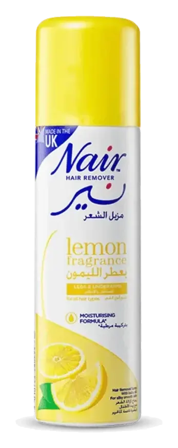 Nair Hair Removal Spray Lemon 200mL pack