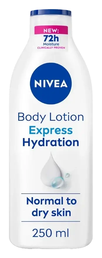 Nivea Nv055 Express Hydration Body Lotion 250mL pack