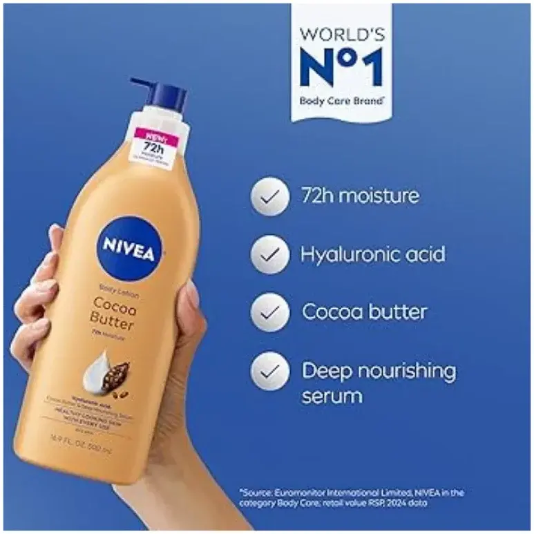 Nivea Nv061 Body Lotion Cocoa Butter Dry Skin 250mL