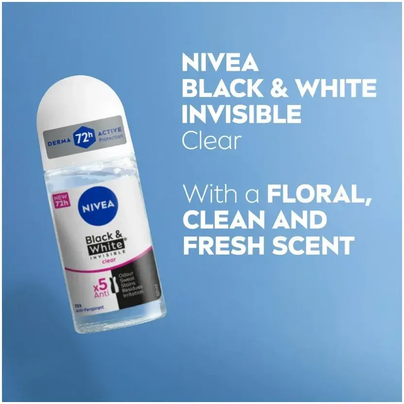 Nivea Nv170 Women Invisibile B&W Deo Roll On 50mL