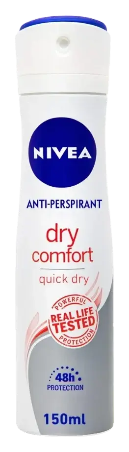 Nivea Deo Spray Dry Comfort 150mL pack