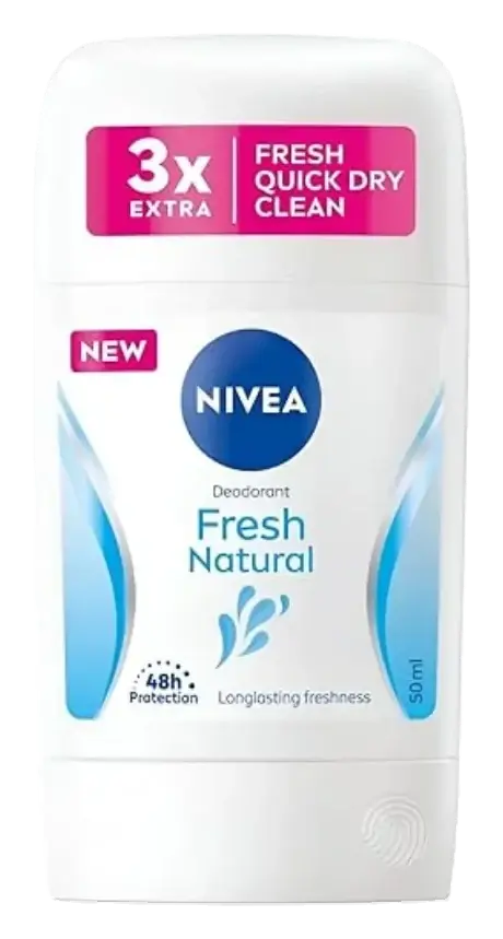Nivea Deodorant Stick for Women, 48h Protection, Fresh Natural Ocean Extracts, 50mL pack