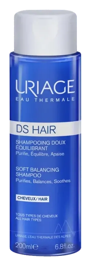 Uriage DS Hair Soft Balancing Shampoo 200mL pack