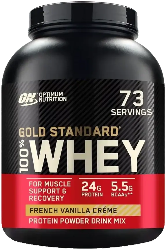 Optimum Nutrition 100% Whey Gold French Vanilla Powder 5Lb pack