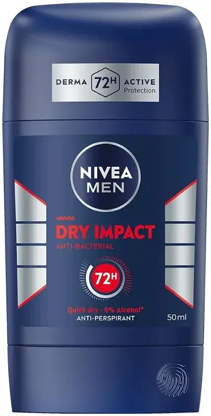Nivea Nv338 Deo Stick Dry Impact For Men 50mL pack