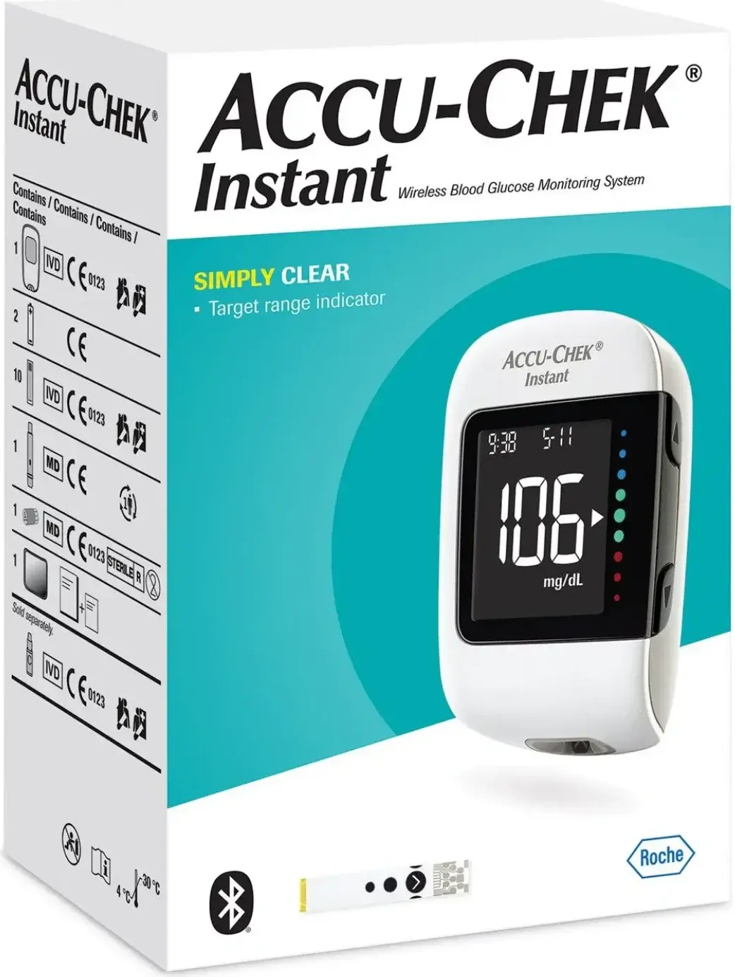Accu-Chek Instant Blood Glucose Monitoring System pack