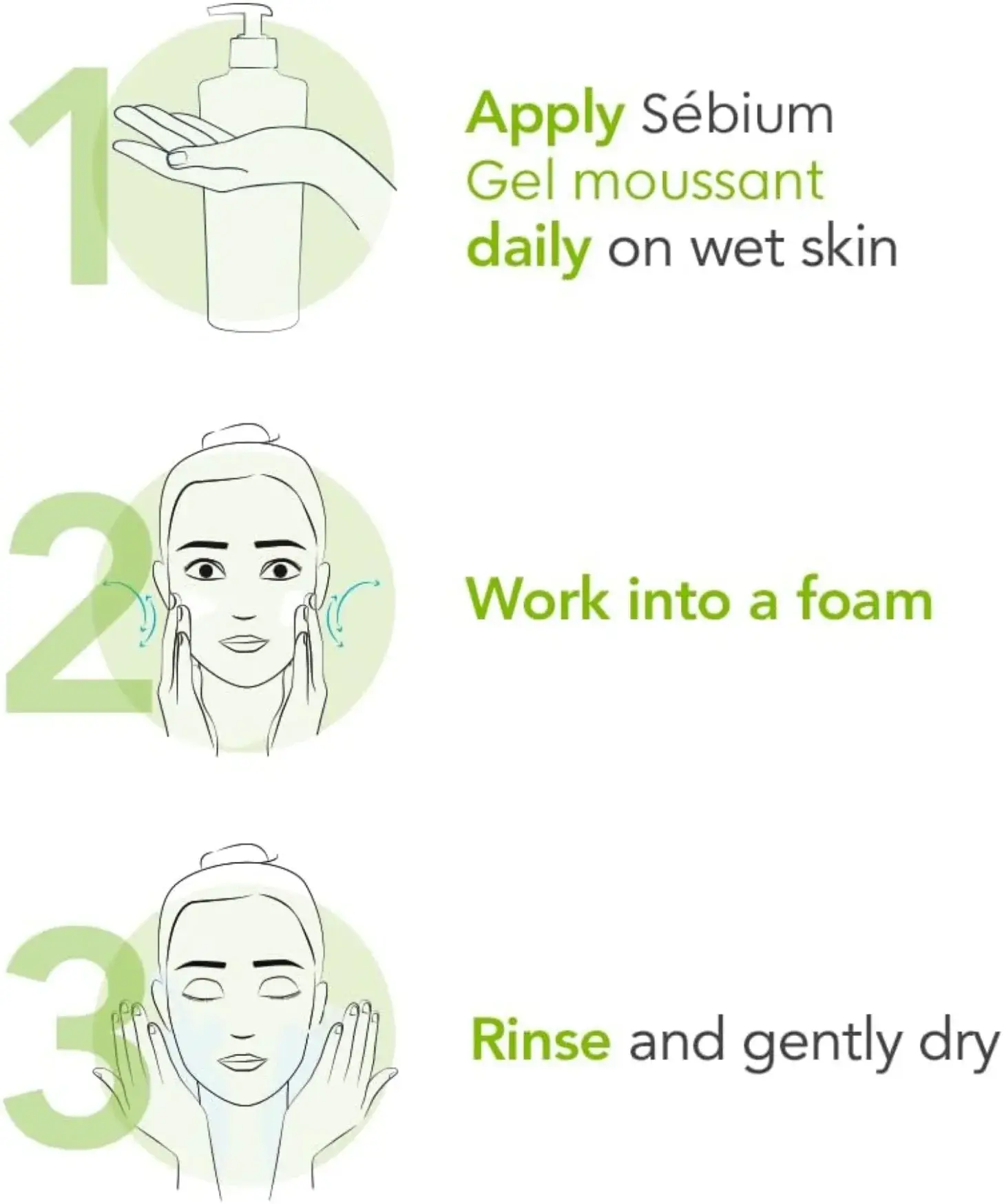 Bioderma Sebium Moussant Purifying Foaming Gel for Oily Skin 200ml