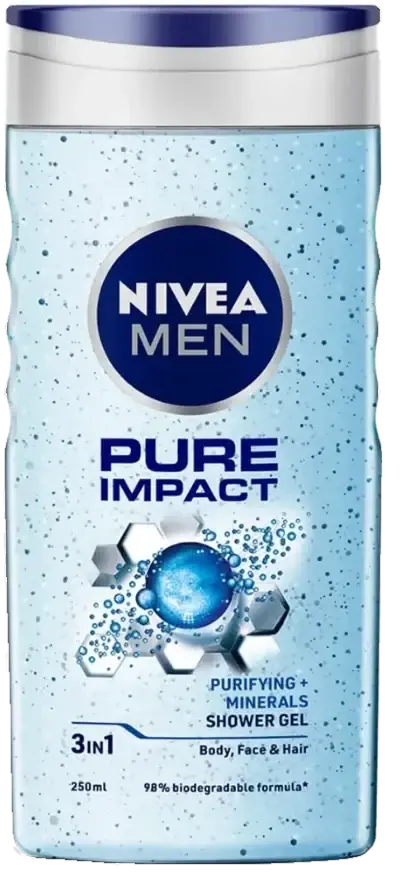 Nivea Nv609 Pure Impact Men Sower Gel 250mL pack